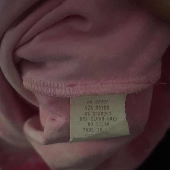 Cache Vintage Pink Tie-Dye 3/4 Sleeve Top Shirt Size Small 90s Y2K Gilmore Girls - Picture 10 of 12